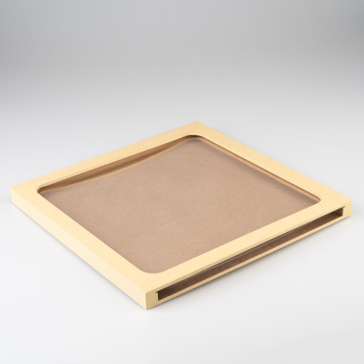 PREMIUM VINYL FRAME 32X32 CM MDF BEECH