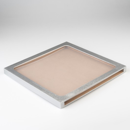 PREMIUM VINYL FRAME 32X32 CM MDF SILVER