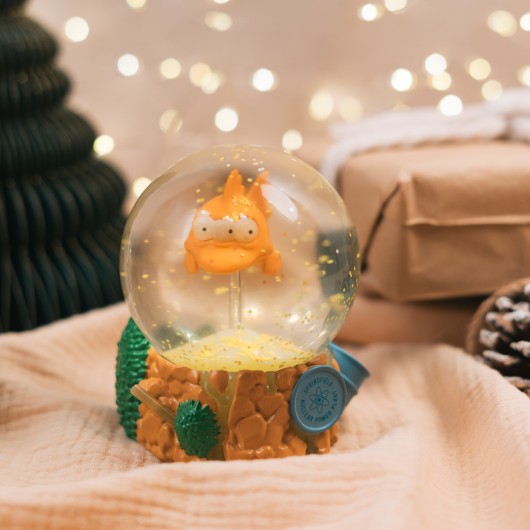 THE SIMPSONS BLINKY THE THREE EYED FISH SNOW GLOBE