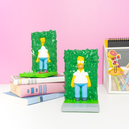 THE SIMPSONS HOMER BUSH BOOKENDS