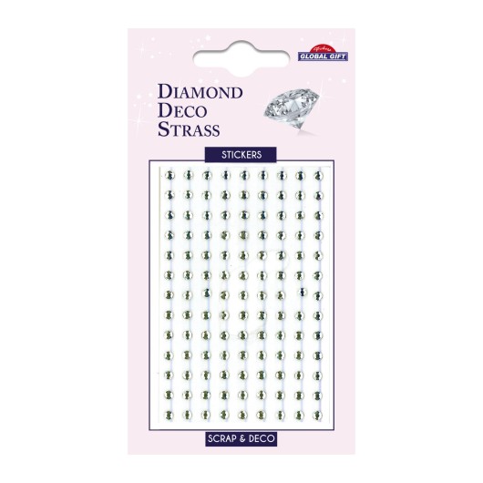 DIAMOND DECO STRASS WHITE STICKERS