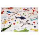 CLASSY AVIATION GLITTER STICKERS