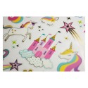 CLASSY CASTLE AND GLITTER UNICORNS STICKERS