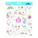 CLASSY CASTLE AND GLITTER UNICORNS STICKERS