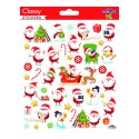 SANTA CLAUS CLASSY CHRISTMAS STICKERS
