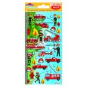 STICKERS TWEENY FOAMY DECOR FIREFIGHTERS