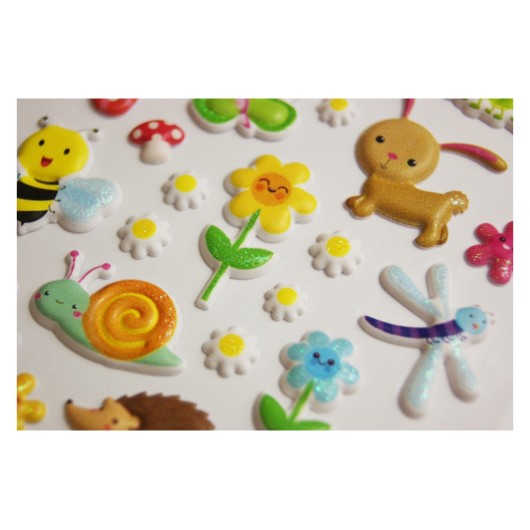 STICKERS TWEENY FOAMY DECOR ANIMALS SPRING