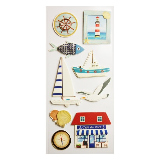 SAILOR SCENY SCRAP & DECO STICKERS