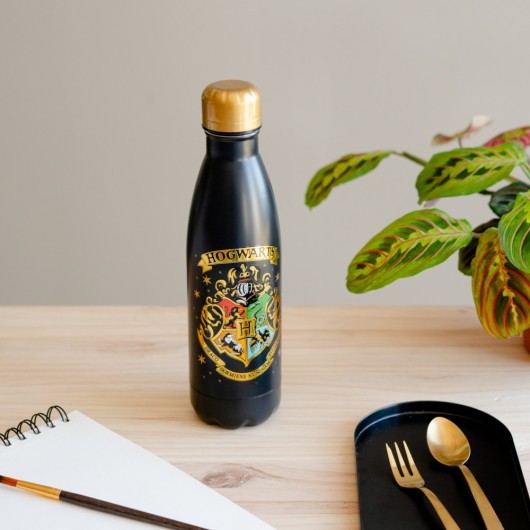 HARRY POTTER HOGWARTS 500ML HOT & COLD METAL BOTTLE