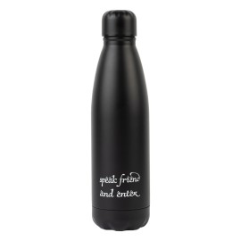 THE LORD OF THE RINGS - MORIA GATE 750 ML HEAT CHANGE HOT & COLD METAL BOTTLE 2