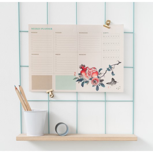 JAPANESE A4 WEEKLY PLANNER ENGLISH