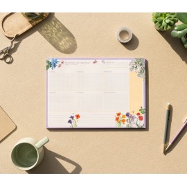 KOKONOTE WILD FLOWERS A4 WEEKLY PLANNER IN ITALIAN 2