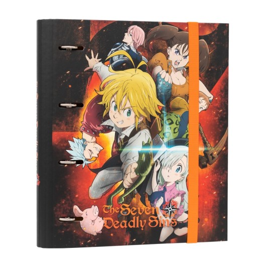 THE SEVEN DEADLY SINS 4 RING BINDER