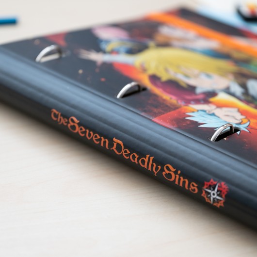THE SEVEN DEADLY SINS 4 RING BINDER
