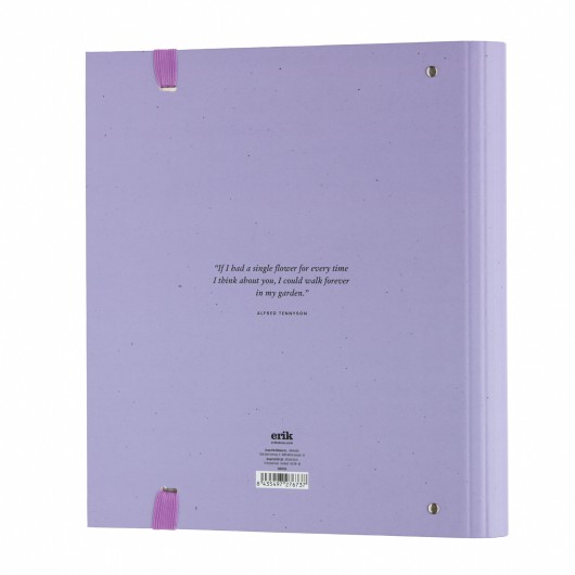 WILD FLOWERS 4 RING BINDER