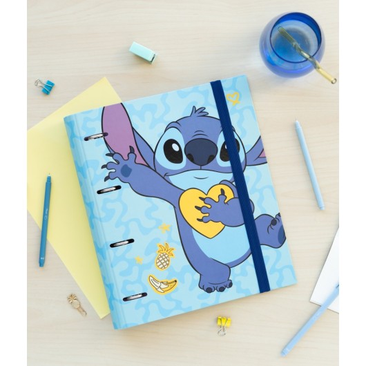 DISNEY STITCH TROPICAL PREMIUM 4 RING BINDER