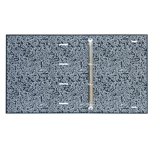 KEITH HARING 4 RING BINDER