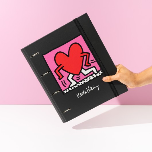 KEITH HARING 4 RING BINDER