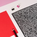 KEITH HARING 4 RING BINDER