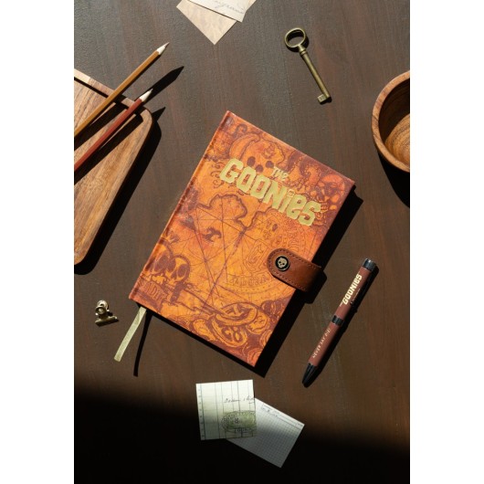 THE GOONIES TREASURE MAP A5 PREMIUM NOTEBOOK WITH PROJECTOR PEN