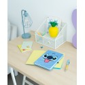DISNEY STITCH TROPICAL PLUSH COVER PREMIUM A5 NOTEBOOK WITH PROJECTOR PEN