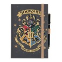 HARRY POTTER HOGWARTS PREMIUM A5 NOTEBOOK WITH PEN