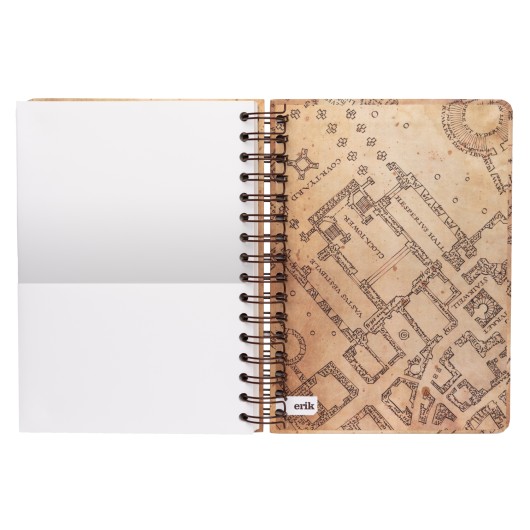 HARRY POTTER THE MARAUDER'S MAP HARDCOVER A5 NOTEBOOK