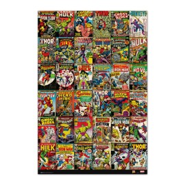 POSTER MARVEL COMICS CLASSIC COVERS