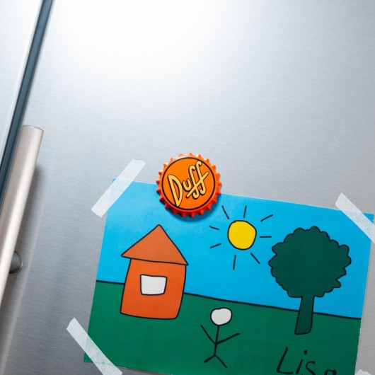 THE SIMPSONS DUFF BEER BOTTLE OPENER MAGNET 