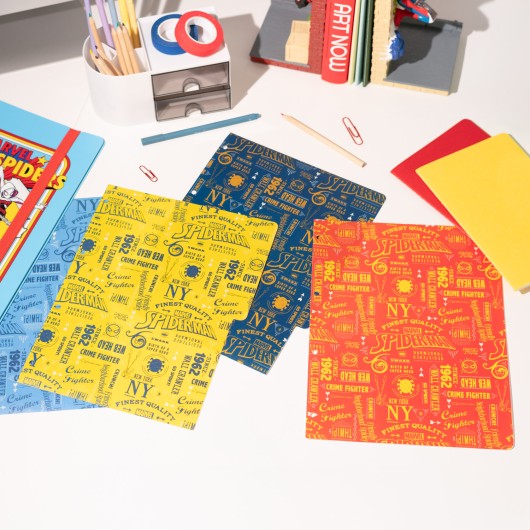 MARVEL SPIDERMAN POLYPROPYLENE 4 RING BINDER