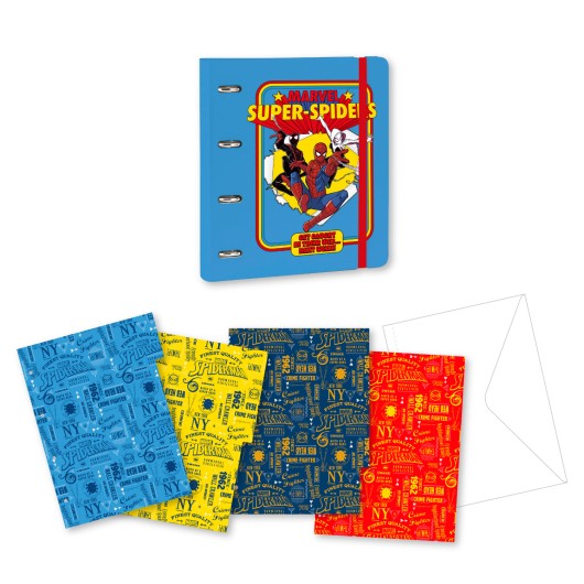MARVEL SPIDERMAN POLYPROPYLENE 4 RING BINDER