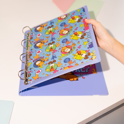 GARFIELD POLYPROPYLENE 4-RING BINDER