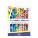 MINIONS SET OF 12 ERASABLE MARKERS