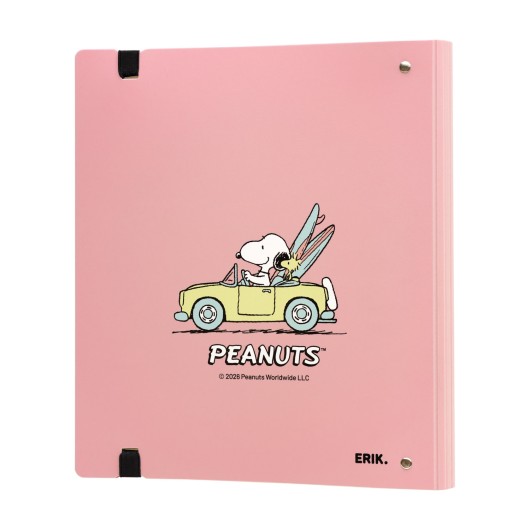 SNOOPY POLYPROPYLENE 4 RING BINDER