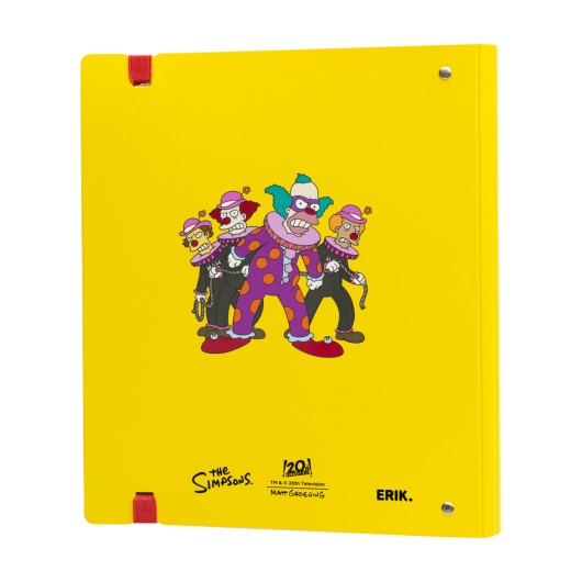 THE SIMPSONS POLYPROPYLENE 4 RING BINDER