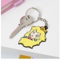 PRINCESS PEACH PVC KEYRING