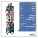 4-SIDED ROTATING CALENDAR DISPLAY C-24 BLACK 16C+8SB (NO MERCHANDISE)
