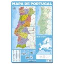 LAMINA DIDACTICA PORTUGUES MAPA DE PORTUGAL