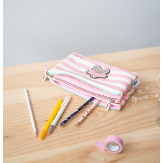 ESTUCHE TRIPLE PUSHEEN ROSE COLLECTION
