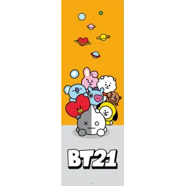 POSTER PUERTA BT21 PERSONAJES