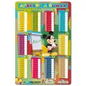 LAMINA EDUCATIVA APRENDE A SUMAR-MICKEY
