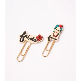 CLIPS CON TOPPER FRIDA KAHLO 2