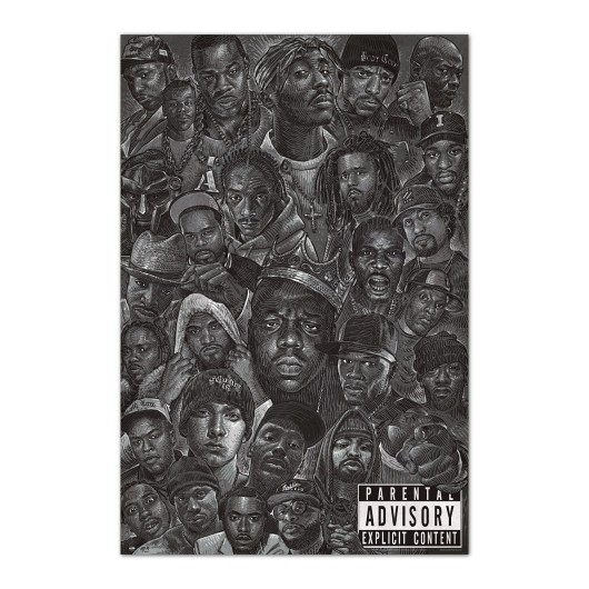 POSTER HIP HOP ALL STARS