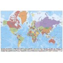 POSTER CARTE DU MONDE