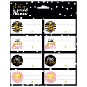 ETIQUETAS ADHESIVAS GLITTER STARS