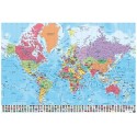 POSTER MAPA MUNDO PT FISICO POLITICO