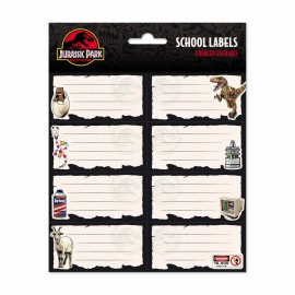 ETIQUETAS ADHESIVAS JURASSIC PARK