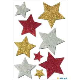 PEGATINAS MAGIC ESTRELLAS COLORES GLITTER