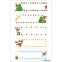 PEGATINAS DECOR RUDOLPH GLITTER
