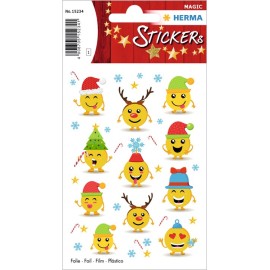 PEGATINAS MAGIC EMOJIS NAVIDAD 2